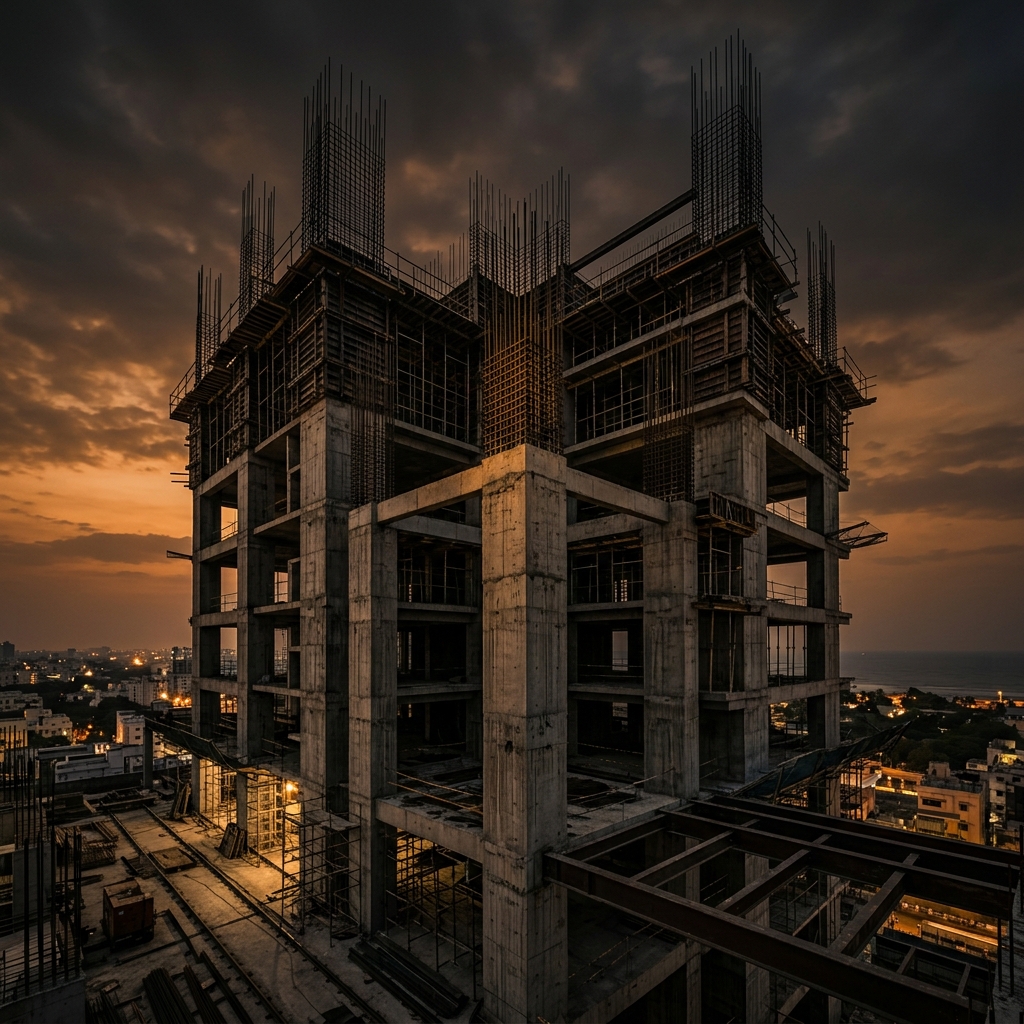 Lokra Infra construction project — premium architectural structure in Chennai